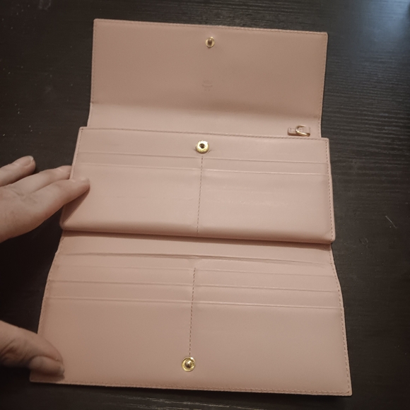 MCM With D-Rings Black Textured Leather Wallet Or Clutch (EUC) - Picture 5 of 16